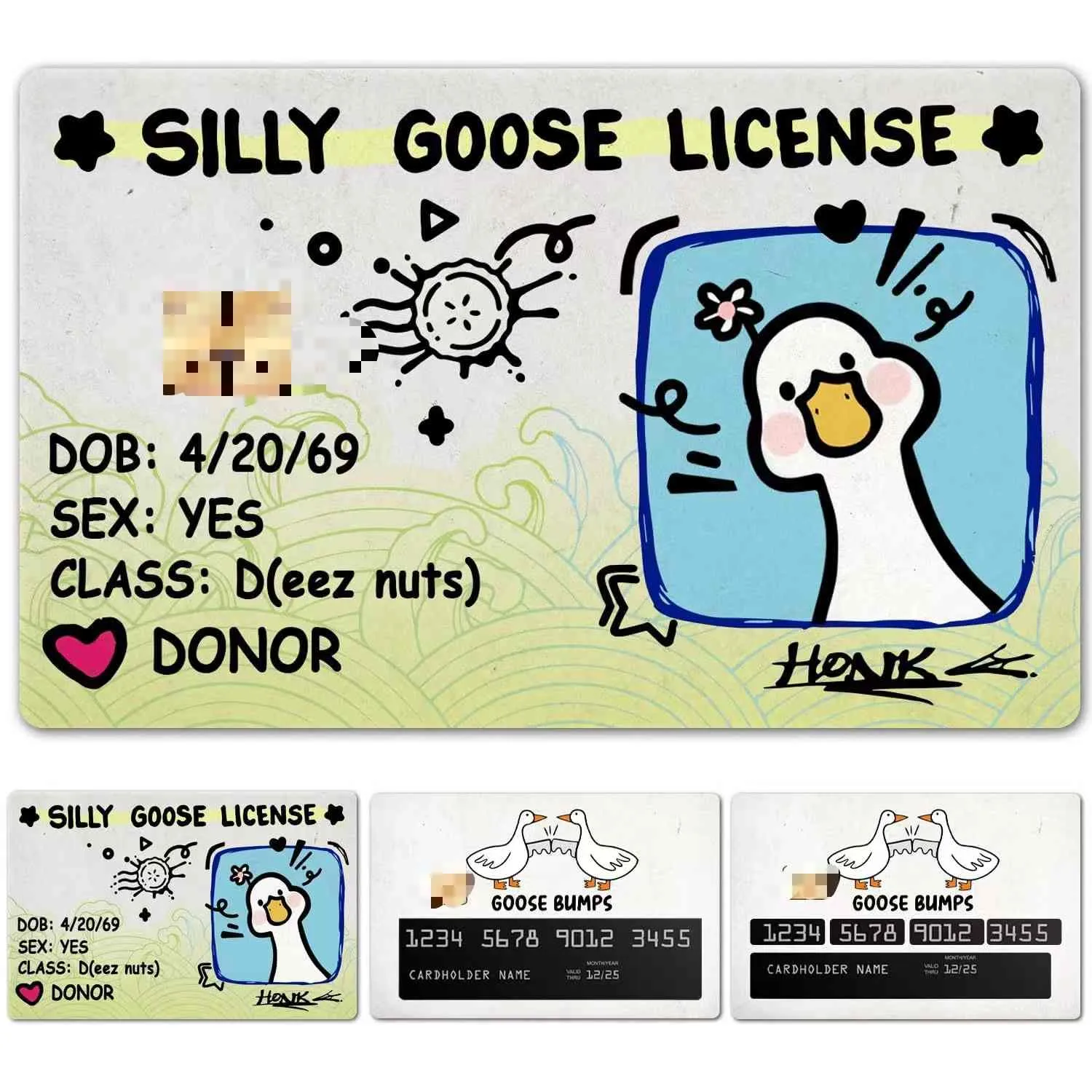 Kredittkortskin-klistremerker