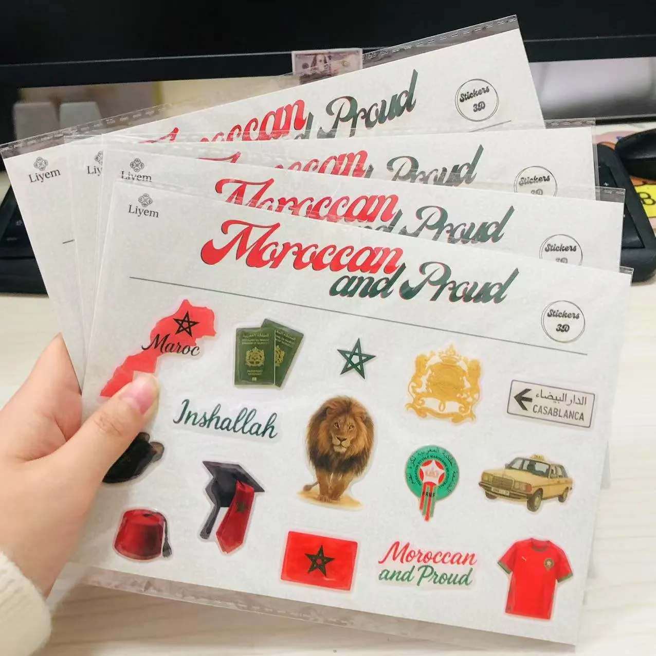 Dome Epoxy Resin-klistremerker